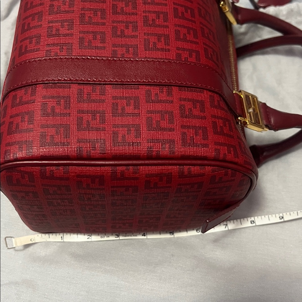 Fendi Red Handbag with Gold Hardware & dust bag - Picture 14 of 15